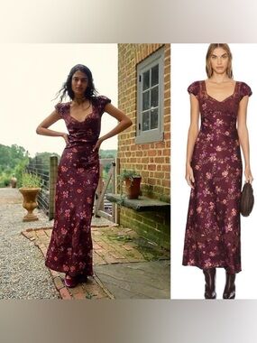 Free People Butterfly Babe Maxi Dress Size Medium